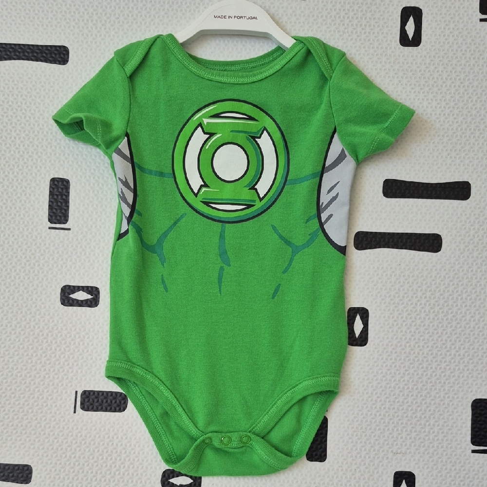 Green Lantern Superhero Baby Costume Onesie